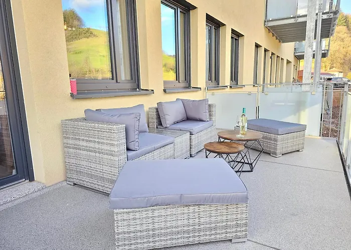 Appartement Black Forest -3- I Balkon Mit Ausblick I Boxspring I Nespresso I Spielplatz